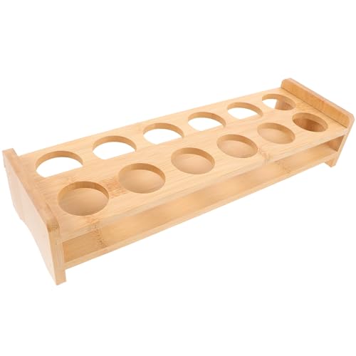 MAGICLULU Holz Schnapsglas Halter für Whiskygläser Plätze Organizer für Tequila Tassen Stabiler Aufbewahrungs Tablett für Schnapsgläser für Bar und Partys MAGICLULU Holz Schnapsglas Halter für Whiskygläser Plätze Organizer für Tequila Tassen Stabiler Aufbewahrungs Tablett für Schnapsgläser für Bar und Partys von MAGICLULU