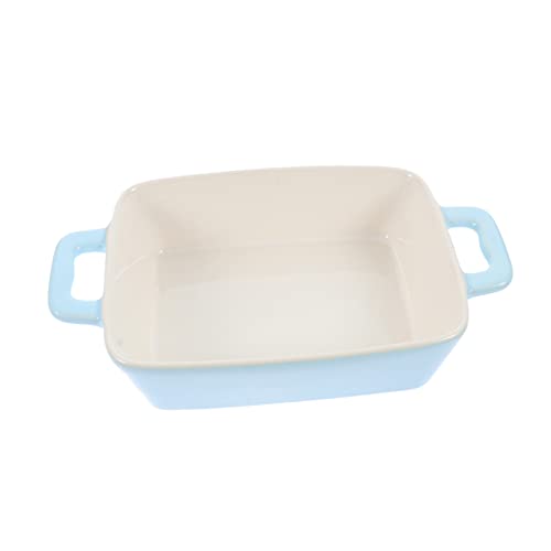 MAGICLULU Risotto-Pfanne bagettebackform griddleplatte baking pan Ofenbleche Brotformen zum Backen Teller zur Aufbewahrung von Lebensmitteln Backofen-Backblech aus Keramik Keramikplatte Blue MAGICLULU Risotto-Pfanne bagettebackform griddleplatte baking pan Ofenbleche Brotformen zum Backen Teller zur Aufbewahrung von Lebensmitteln Backofen-Backblech aus Keramik Keramikplatte Blue von MAGICLULU