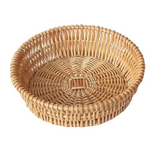MAGICLULU Runder Brotkorb Aus Weide 25 Cm Geflochten Präsentationskorb Für Obst Süßigkeiten Gemüse Snacks Gebäck Chips Servierteller Ostereier Couchtisch Teedekoration MAGICLULU Runder Brotkorb Aus Weide 25 Cm Geflochten Präsentationskorb Für Obst Süßigkeiten Gemüse Snacks Gebäck Chips Servierteller Ostereier Couchtisch Teedekoration von MAGICLULU