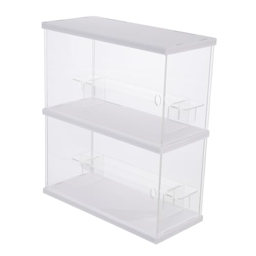 MAGICLULU Vitrine Für Modelle Staubdichtes Aufbewahrungsglas Mit Design Für Figuren Puppen Und Sammlerstücke MAGICLULU Vitrine Für Modelle Staubdichtes Aufbewahrungsglas Mit Design Für Figuren Puppen Und Sammlerstücke von MAGICLULU