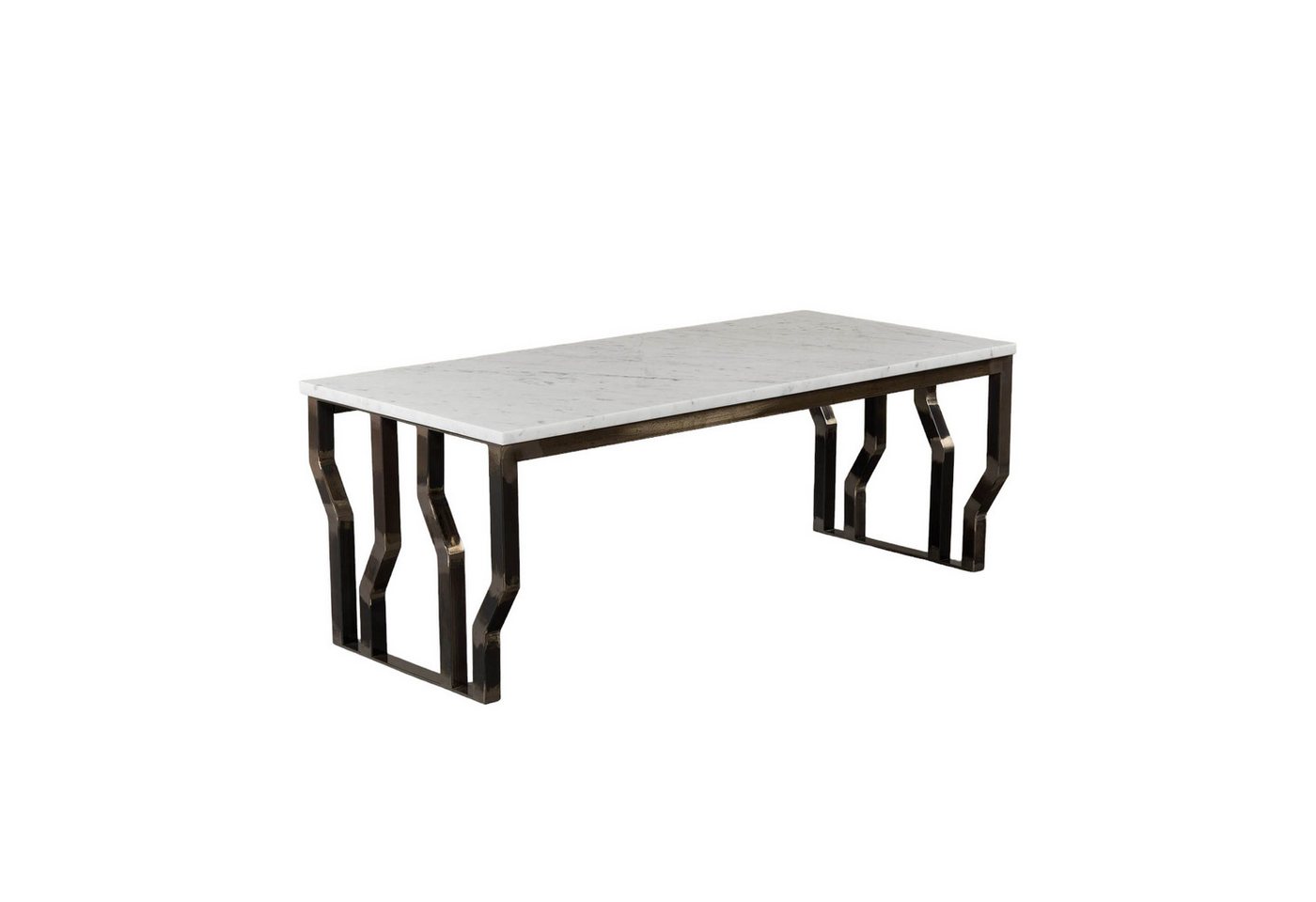 MAGNA Atelier Couchtisch SILICON VALLEY mit Marmor Tischplatte, Wohnzimmertisch, Coffee Table, nachhaltig, Sofatisch, 110x50x40cm von MAGNA Atelier