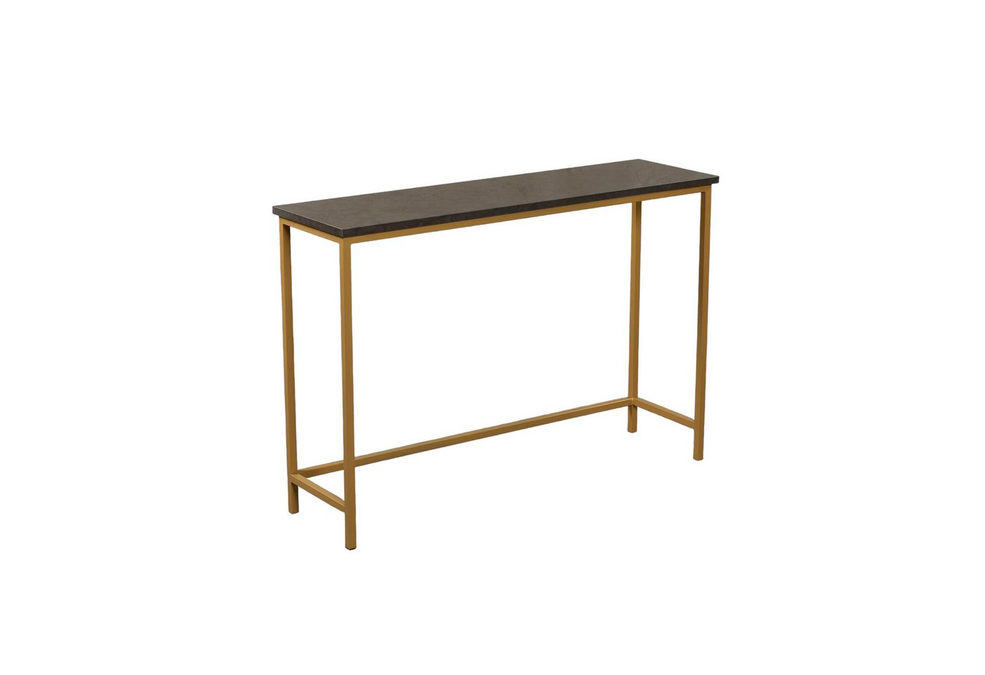 MAGNA Atelier Konsolentisch MONTE CARLO mit Marmor Tischplatte, Ablagetisch, Metallgestell, Naturstein Sideboard, 110x32x70cm von MAGNA Atelier