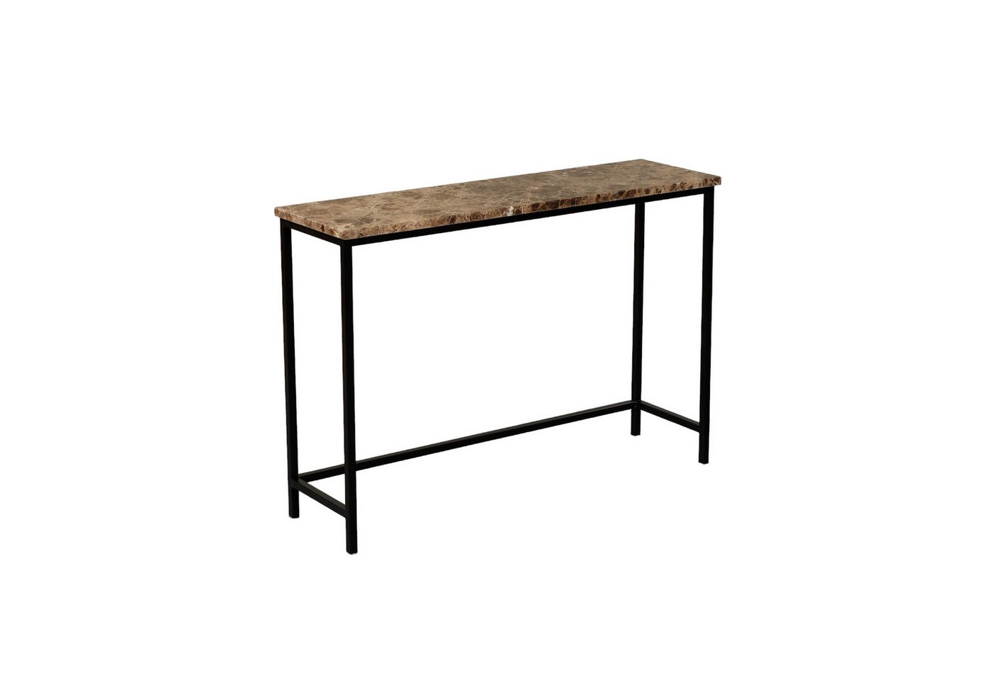 MAGNA Atelier Konsolentisch MONTE CARLO mit Marmor Tischplatte, Ablagetisch, Metallgestell, Naturstein Sideboard, 110x32x70cm von MAGNA Atelier