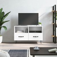 Maisonchic - TV-Möbel,TV-Schrank TV-Lowboard für Wohnzimmer TV-Hängeschrank Hochglanz-Weiß 80x36x50 cm Holzwerkstoff 79611 von MAISONCHIC