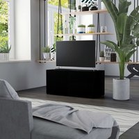 Maisonchic - TV-Möbel,TV-Schrank TV-Lowboard für Wohnzimmer TV-Hängeschrank Schwarz 80x34x36 cm Holzwerkstoff 52987 von MAISONCHIC