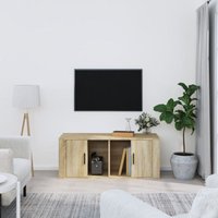 Maisonchic - TV-Schrank, TV-Lowboard, tv Möbel, Fernsehschrank Moderner Stil Sonoma-Eiche 100x35x40 cm Holzwerkstoff NMKS90627 von MAISONCHIC