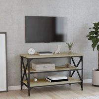 Maisonchic - TV-Schrank TV-Lowboard Fernsehschrank Sonoma-Eiche 80x40x50 cm Holzwerkstoff BRYJ708568 von MAISONCHIC
