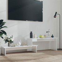 Maisonchic - TV-Lowboard für Wohnzimmer tv Schrank TV-Möbel Hochglanz-Weiß 180x30x43 cm Holzwerkstoff DE47957 von MAISONCHIC