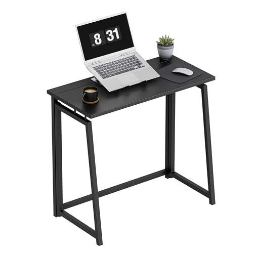 MARK ADLER Leader 1.5 Black | Industrial Klapptisch Faltbar Tisch Schreibtisch Platzsparendem | 80 x 40 cm | Stahlkonstruktion | Homeoffice Büro | Arbeitsplatte aus Holzwerkstoffen Schwarz von MARK ADLER