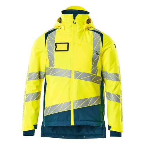 Mascot 19035-449-1744 Accelerate Safe Atmungsaktiv Wind und Wasserdicht Climascot-Futter Zweifarbig Winterjacke, Hi-Vis Gelb/Dunkelpetroleum, 2XL Größe Mascot 19035-449-1744 Accelerate Safe Atmungsaktiv Wind und Wasserdicht Climascot-Futter Zweifarbig Winterjacke, Hi-Vis Gelb/Dunkelpetroleum, 2XL Größe von MASCOT