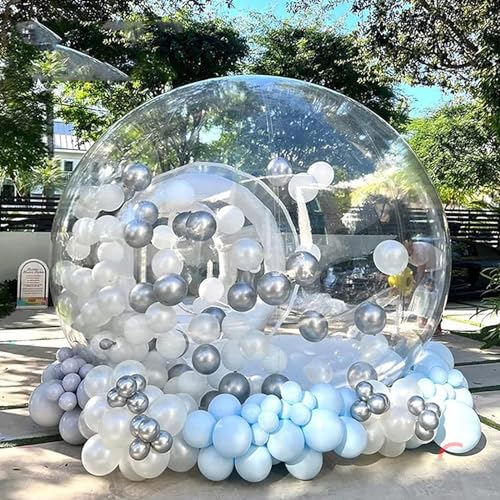 Aufblasbares Blasenhaus, Kinderparty-Blasenzelt, Transparenter Aufblasbarer Ballon, Geeignet Für Familienfeiern, Einkaufszentren, Parkveranstaltungen Und Ausstellungen,10Ft von MBCEYLSTUB