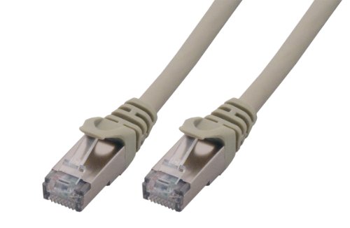 MCL Samar FCC6ABMSF-2M Patchkabel (RJ45, Cat 6a, S/FTP, 2 m), Grau von MCL