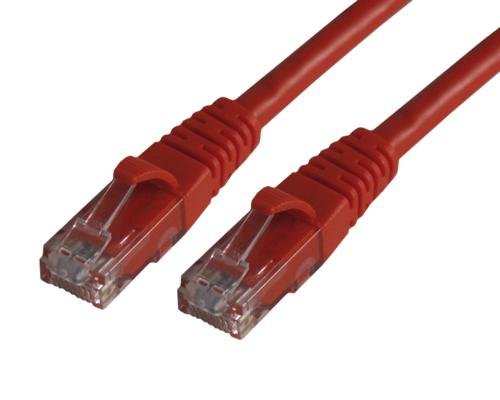 M.C.L MCL Patchkabel (Cat6 a U/UTP, 3 m, Rot von MCL