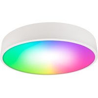 Mcshine - Wifi LED-Deckenleuchte 35W, 4.450lm, Ø40cm, cct+rgb, weiß von MCSHINE