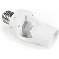 Ir Bewegungsmelder mit E27 Fassung Mcshine LX-451B, 360°, 230V / 60W, weiß von MCSHINE