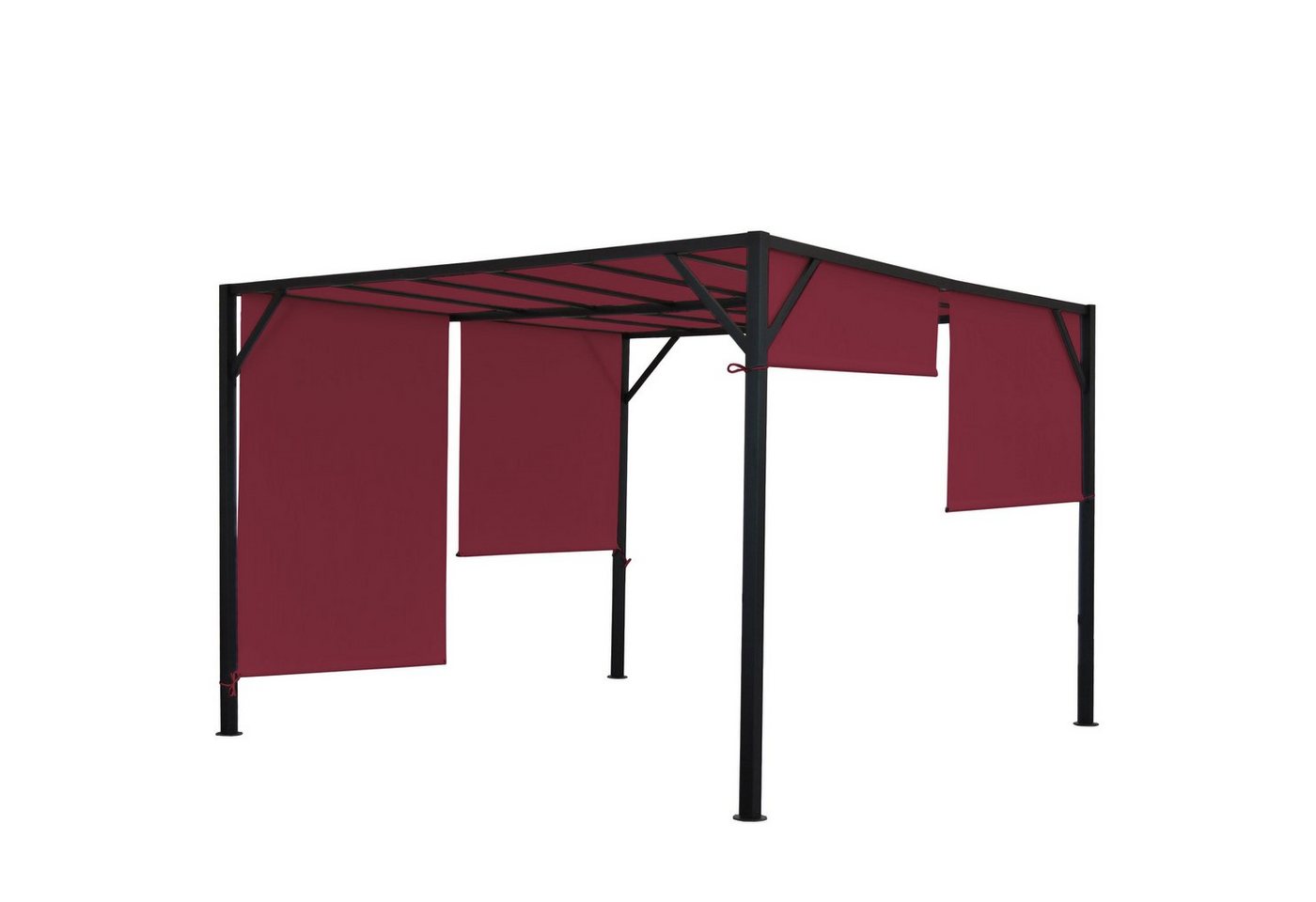 MCW Pergola Beja-3x3, BxTxH: 305x305x212 cm, mit Schiebedach, Mit Wasserablaufösen, UV-Schutz UV30+ von MCW