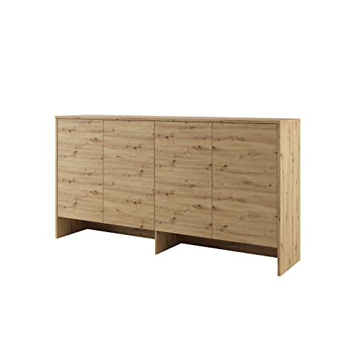 MEBLINI Hängeschrank für Horizontal Schrankbett Bed Concept - Wandschrank mit Ablagen und Fächern - Wandregal - BC-11 für 90x200 Horizontal - Artisan Eiche MEBLINI Hängeschrank für Horizontal Schrankbett Bed Concept - Wandschrank mit Ablagen und Fächern - Wandregal - BC-11 für 90x200 Horizontal - Artisan Eiche von MEBLINI