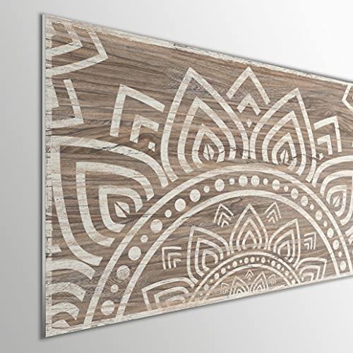 MEGADECOR DECORATE YOUR HOME Kopfteil für Bett, PVC, 5 mm, dekorativ, Modell Wampanoag (200 x 60 cm) von MEGADECOR DECORATE YOUR HOME