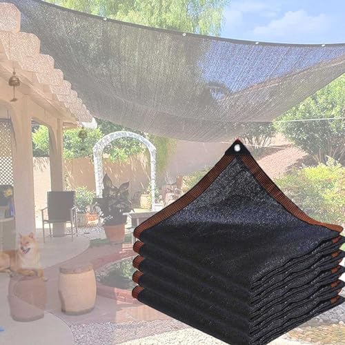 Shade Net with Grommets Shade Mesh Tarp Sunblock Sun Shade Sail Sun Shade Cloth Wide Privacy Netting for Garden， Flower ，Plant Pergola, Patio，Fencing Protection(Größe:2m*11m) von MEIGS