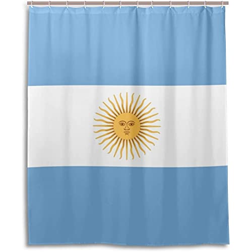 MEKPAM Flagge Von Argentinien Wasserdichter Badvorhang Polyestergewebe Bad Duschvorhang 180X180cm von MEKPAM