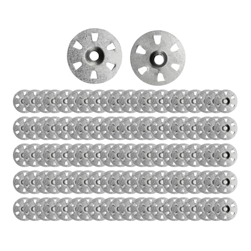 100 Stück Sechsloch-Befestigungsscheiben, Metall-Flachscheiben, Isolierbefestigungen, Einfache Befestigungsscheiben, Isolierblech-Unterlegscheiben, Geeignet Für Dämmplatten Und Gipsplatten 100 Stück Sechsloch-Befestigungsscheiben, Metall-Flachscheiben, Isolierbefestigungen, Einfache Befestigungsscheiben, Isolierblech-Unterlegscheiben, Geeignet Für Dämmplatten Und Gipsplatten von MEMOFYND