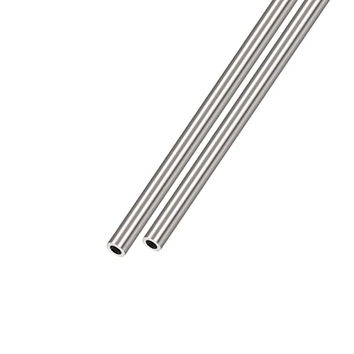 METALLIXITY 2Stk 304 Edelstahl Rohr (5mm AD x 1mm Wand T x 300mm L) Gerade Schläuche - für Haushalt Geräte Maschinen von METALLIXITY