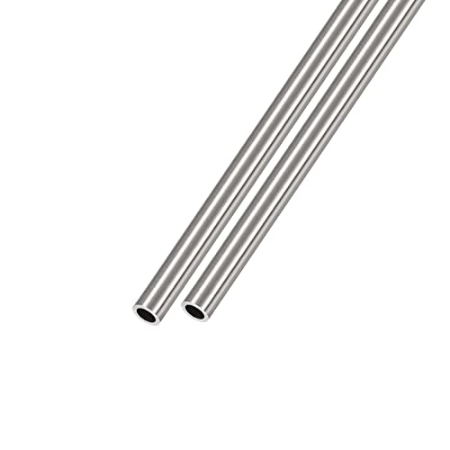 METALLIXITY 2Stk 304 Edelstahl Rohr (6mm AD x 1mm Wand T x 300mm L) Gerade Schläuche - für Haushalt Geräte Maschinen von METALLIXITY