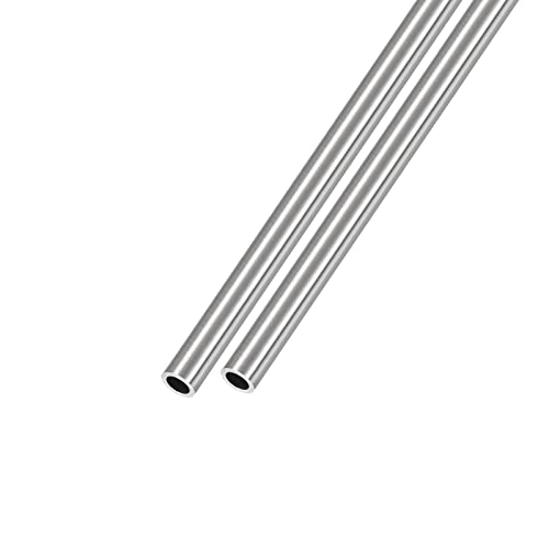 METALLIXITY 304 Edelstahl Rohr (6.35mm AD x 1mm Wand T x 300mm L) 2Stk Gerade Schläuche - für Haus Möblierung Maschine von METALLIXITY