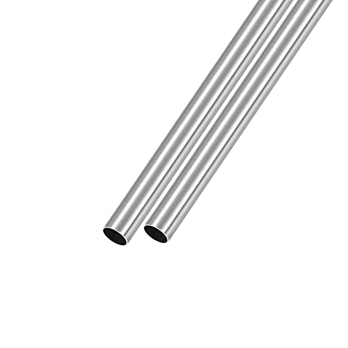 METALLIXITY 304 Edelstahl Stahl Rohr (8.5mm AD x 0.5mm Wand T x 300mm L) 2Stk Gerade Schläuche - für Haus Möbel Maschinen von METALLIXITY