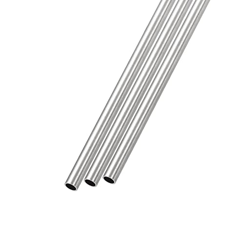 METALLIXITY 3Stk 316 Edelstahl Rohr (3mm AD x 0.5mm Wand T x 300mm L) Gerade Schläuche - für Haushalt Geräte Maschinen von METALLIXITY