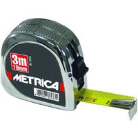 Maßband cromato 10 m, Breite 25 mm, verchromtes ABS-Gehäuse - 38398 - Metrica von METRICA