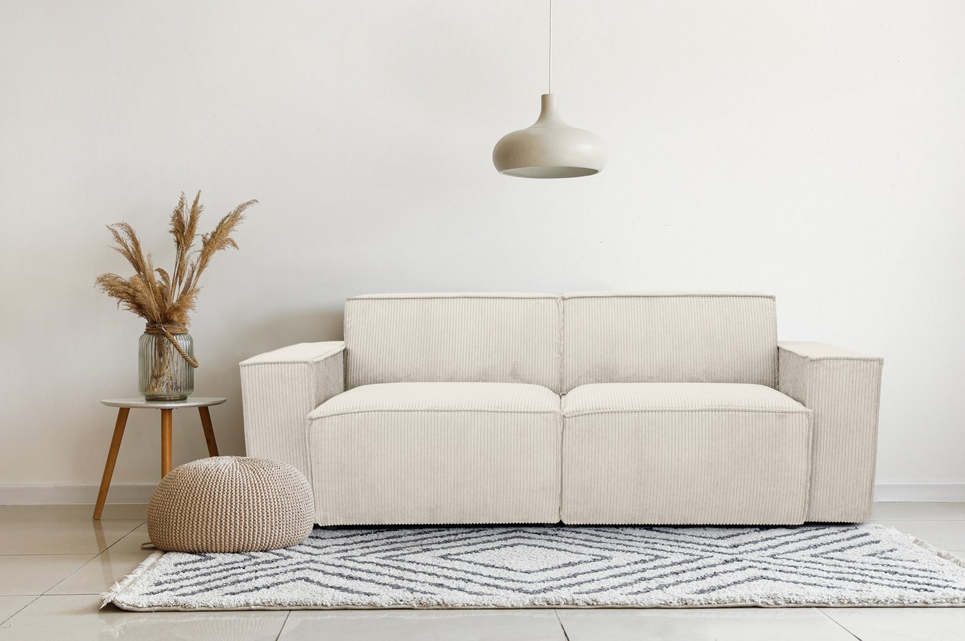 MF Design 2-Sitzer Element, Frei im Raum stellbar, Modulares Sofa von MF Design