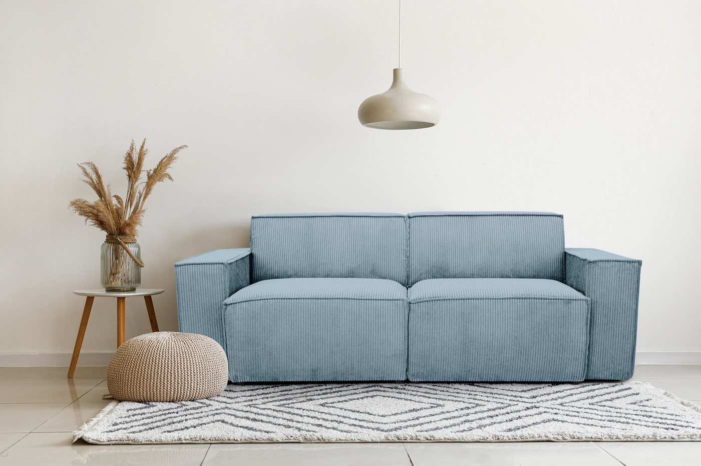 MF Design 2-Sitzer Element, Frei im Raum stellbar, Modulares Sofa von MF Design
