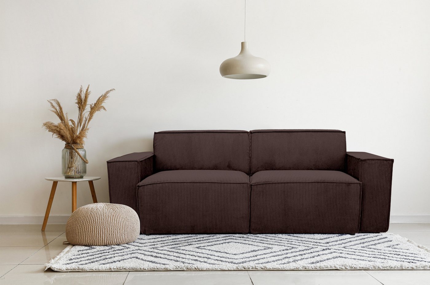 MF Design 2-Sitzer Element, Frei im Raum stellbar, Modulares Sofa von MF Design