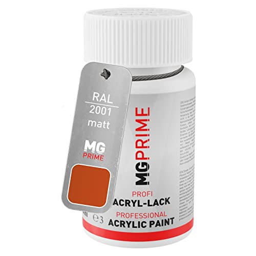 MG PRIME RAL 2001 Rotorange/Red orange matt Lackstift 50 ml schnelltrocknend von MG PRIME