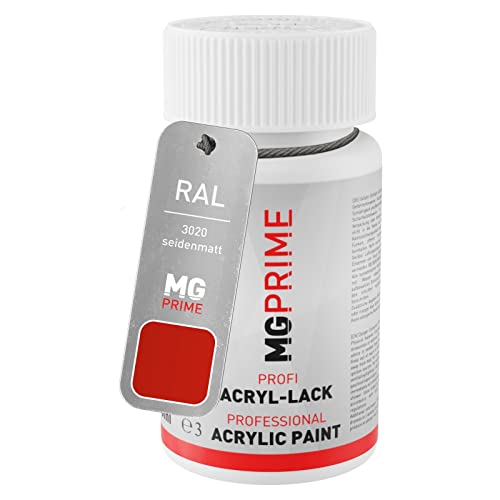 MG PRIME RAL 3020 Verkehrsrot/Traffic red seidenmatt Lackstift 50 ml schnelltrocknend von MG PRIME