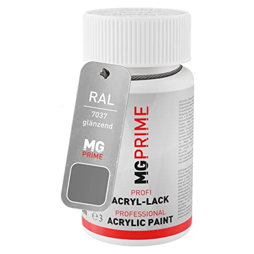 MG PRIME RAL 7037 Staubgrau/Dusty grey glänzend Lackstift 50 ml schnelltrocknend von MG PRIME