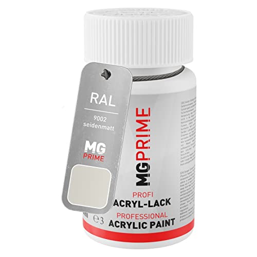 MG PRIME RAL 9002 Grauweiss/Grey white seidenmatt Lackstift 50 ml schnelltrocknend von MG PRIME