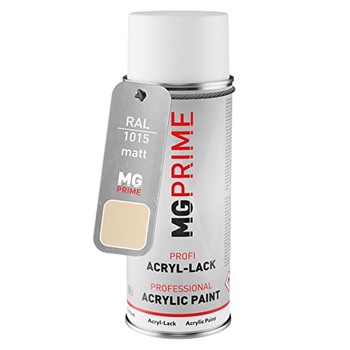 MG PRIME RAL 1015 Hellelfenbein/Light ivory Spraydose 400 ml matt schnelltrocknend von MG PRIME