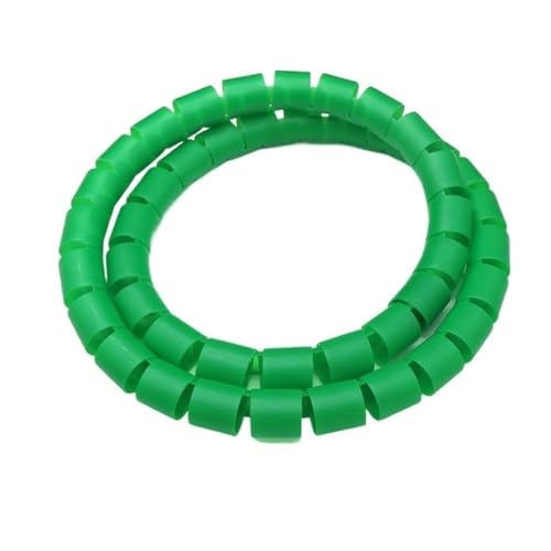 Spiral Wickeln 3 Meters 5 Meters 8mm to 25mm Line Protection Organizer Pipe Protector Wrap Spiral Winding Cable Wire Cover Tube Schlauch Abdeckung(Color:Green,Size:25mm 5 Meters) von MIAOSHE