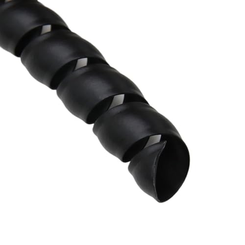 Spiral Wickeln Spiral Flexible Tube Cable Wire Protector 8mm to 30mm Tube Diameter Line Spiral Wrap Winding Cover Cable Organizer Sleeve Schlauch Abdeckung(Color:Black ID 14mm,Size:10 meters) von MIAOSHE