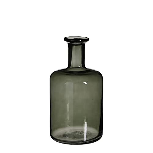 Mica Decorations Regal Glasflasche - H30 x Ø16 cm - Glas - Grün von MICA