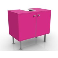Micasia - Waschbeckenunterschrank - Colour Pink - Badschrank Rosa Größe: 55cm x 60cm von MICASIA