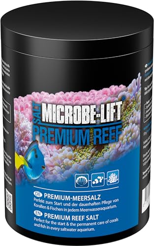 MICROBE-LIFT Premium Reef Salt - 1 kg - Qualitäts-Meersalz für optimale Korallenpflege in Meerwasseraquarien, schnell löslich, unterstützt langfristiges Korallenwachstum und Gesundheit. von MICROBE-LIFT