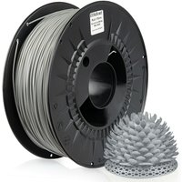 3D Drucker 1,75mm pla Filament 1kg Spule Rolle Premium Aluminium Weiß RAL9006 - Aluminium Weiß - Midori von MIDORI