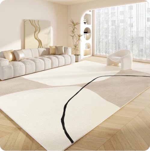 Modern Einfache Wohnzimmer Dekoration Linien Teppich Licht Luxus Teppiche Schlafzimmer Arbeitszimmer Weiche Teppiche Home von MINTIFNT