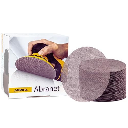 Mirka Abranet Netz-Schleifscheiben Ø 150 mm Klett/Korn P600 / 50 Stk/zum Schleifen von Holz, Spachtel, Lack, Kunststoff / 5424105061 Mirka Abranet Netz-Schleifscheiben Ø 150 mm Klett/Korn P600 / 50 Stk/zum Schleifen von Holz, Spachtel, Lack, Kunststoff / 5424105061 von MIRKA
