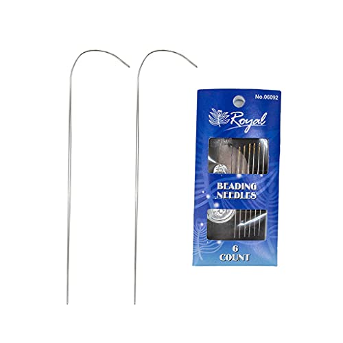 Gebogener Einfädler aus Edelstahl, Sticknadel-Set für Spinnschnur, Perlenlader, Auffädelwerkzeug, schnelles Perlenhandwerk, Auffädelwerkzeug Gebogener Einfädler aus Edelstahl, Sticknadel-Set für Spinnschnur, Perlenlader, Auffädelwerkzeug, schnelles Perlenhandwerk, Auffädelwerkzeug von MISUVRSE