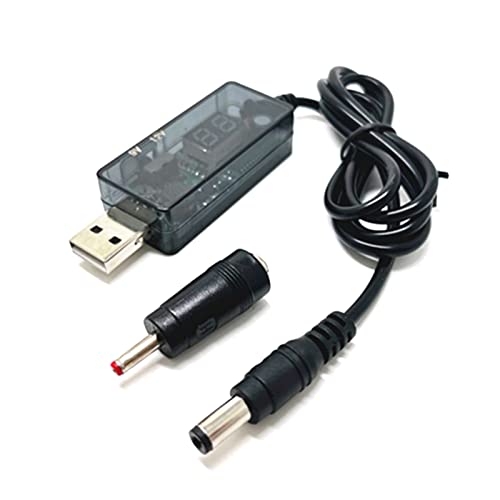 MISUVRSE USB Auf 5 5 X 2 1 Mm Netzteilkabel Für Router 5 V Auf 9 V/12 V USB Ladekonverter Adapterkabel 3 5 35 USB Stromleitung Step Up Modulkabel USB 5 V Auf 9 V 12 V 5 5 X 2 1 Mm von MISUVRSE