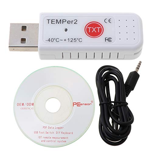 PC TEMPER2 Sensor USB Thermometer Hygrometer Temperatur Datenlogger Recorder Ermometer Stirn Ermometer Ermometer Für Erwachsene Baby Ermometer Ermometer Stirn Ohr Ermometer Digitales Ermometer Inared von MISUVRSE